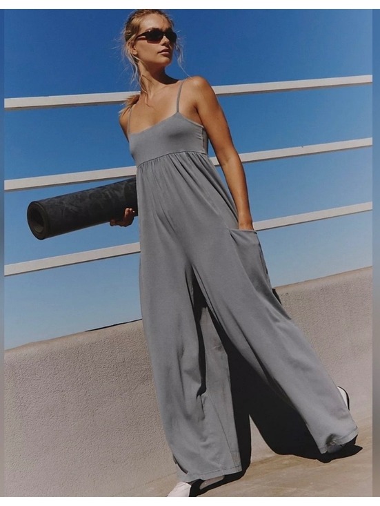 Free People Pants - FP Movement Hot Shot Strappy Onsie in Storm • XS • NWT